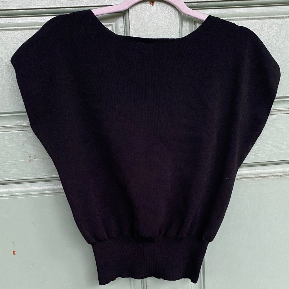 Elegant Boatneck Viscose NWOT Top Sz M